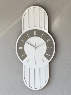 Laser Cut Modern Design Wall Clock Living Room Decor