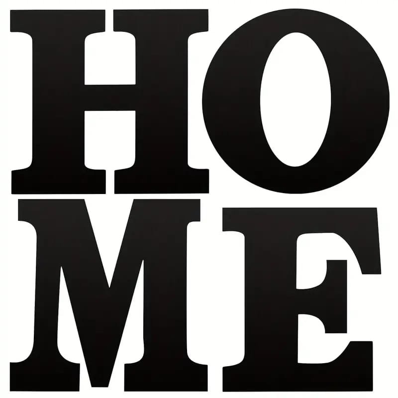 Laser Cut Large Elegant Home Decor Letters Home Letters Wreath Wall