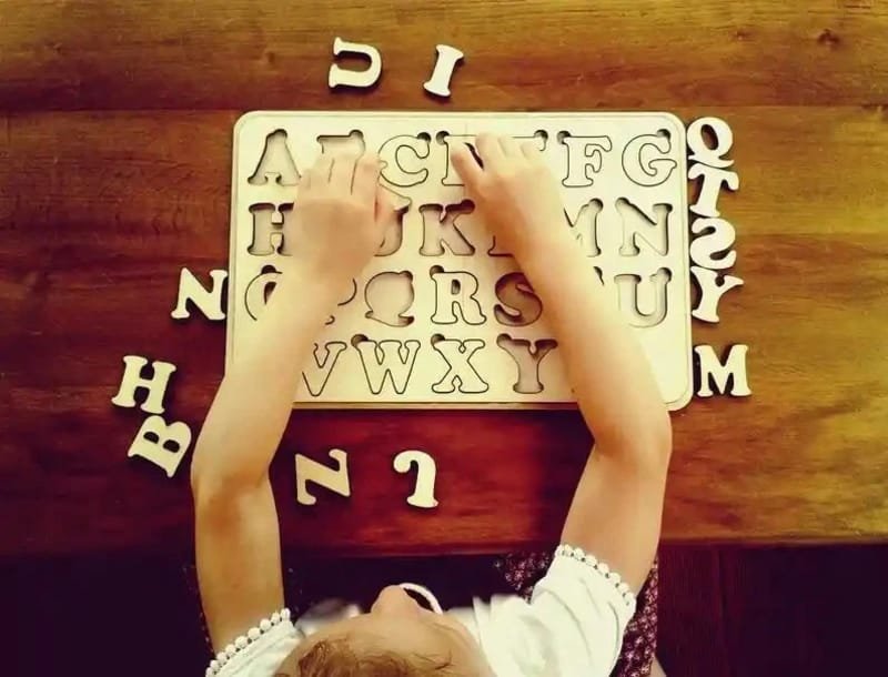 Laser Cut Wooden Alphabet Puzzle – Educational Learning Toys for Kids