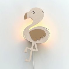 Laser Cut Flamingo Lamp Children’s Lamp Cartoon Night Light