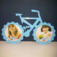 Laser Cut Bicycle Photo Frame