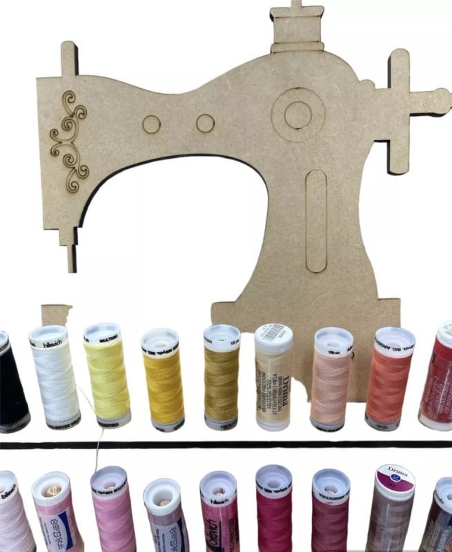 Laser Cut Sewing Machine Organizer Thread Rack Spool Holder