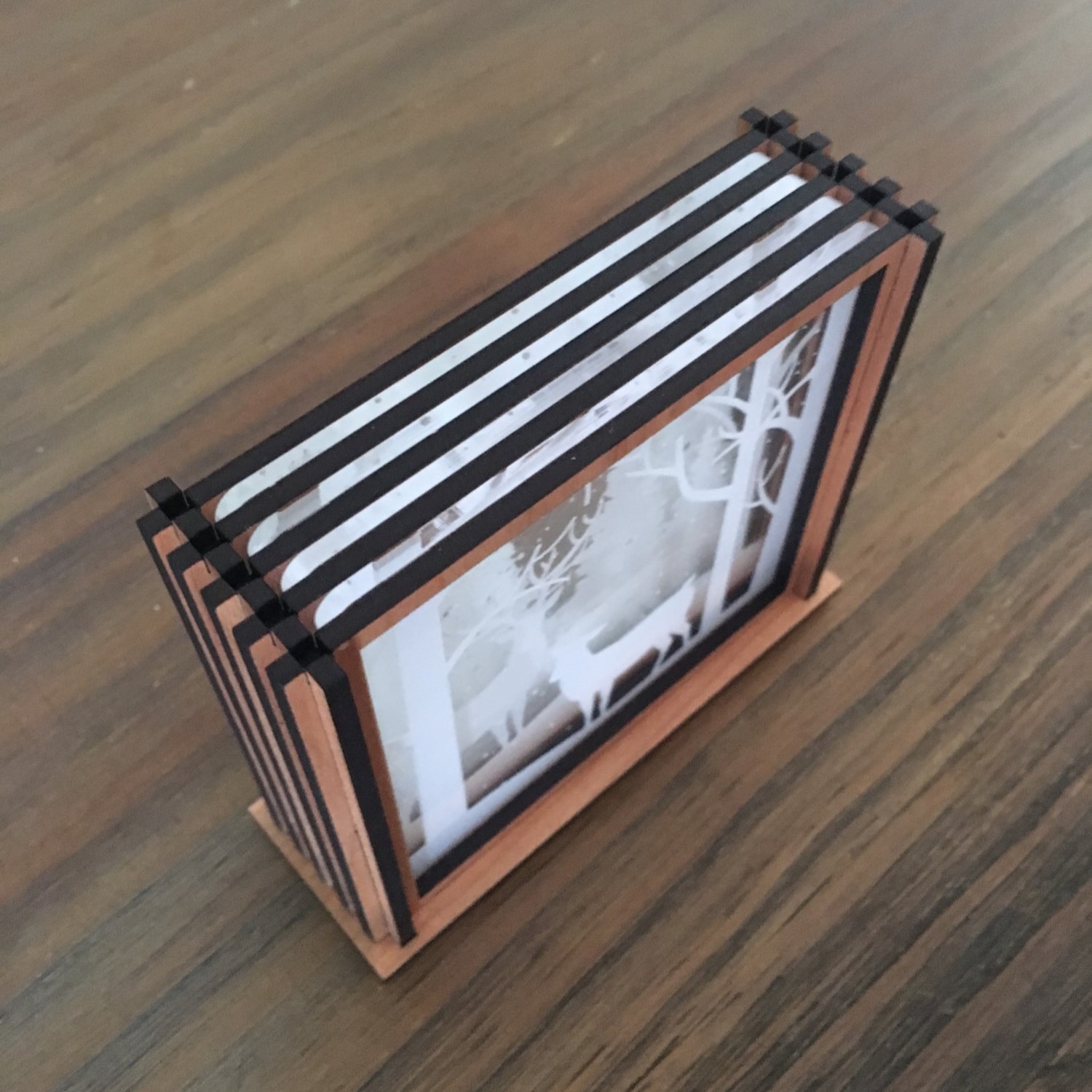 Laser Cut Shadowbox Acrylic Coasters SVG File