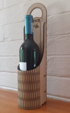 Laser Cut Wine Gift Box 3mm Free Vector