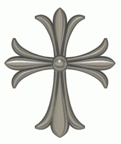 Cross STL Model for CNC Woodworking stl File