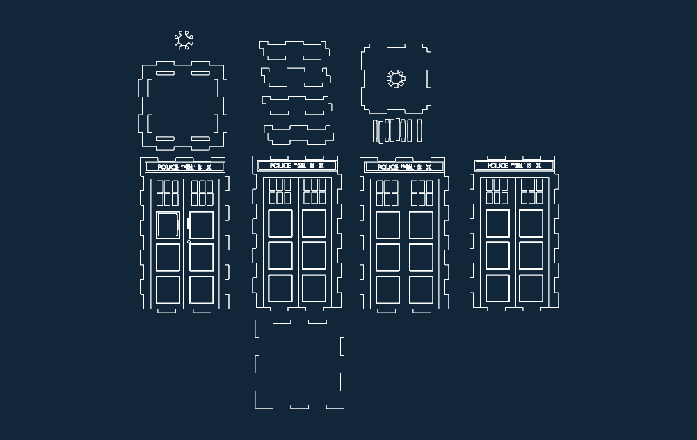 File dxf di layout TARDIS