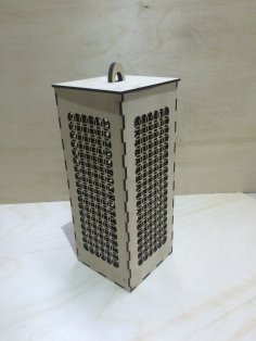 Laser Cut Wooden Night Light Box Lamp Free Vector