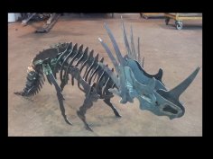 Câu đố 3D khủng long Triceratops