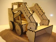 Laser Cut Toy Gift Bobcat Skid Steer Loader Free Vector