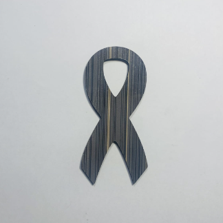 Laser Cut Cancer Ribbon Cutout Unfinished Wood Cancer Ribbon Shape Free Vector