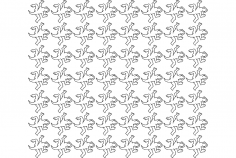 Escher Lizzards (Work) dxf-Datei