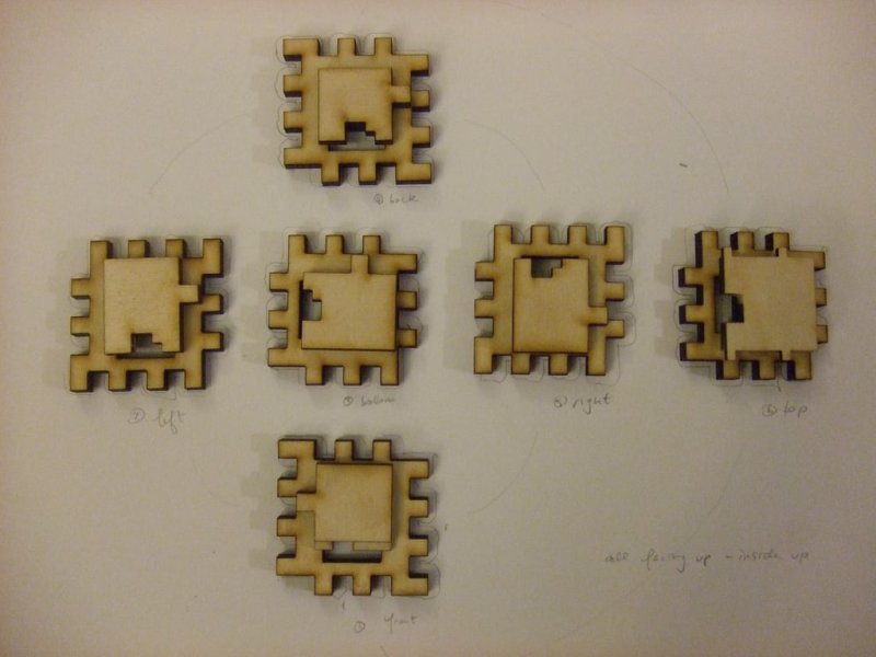 Laser Cut Puzzle Box DXF File