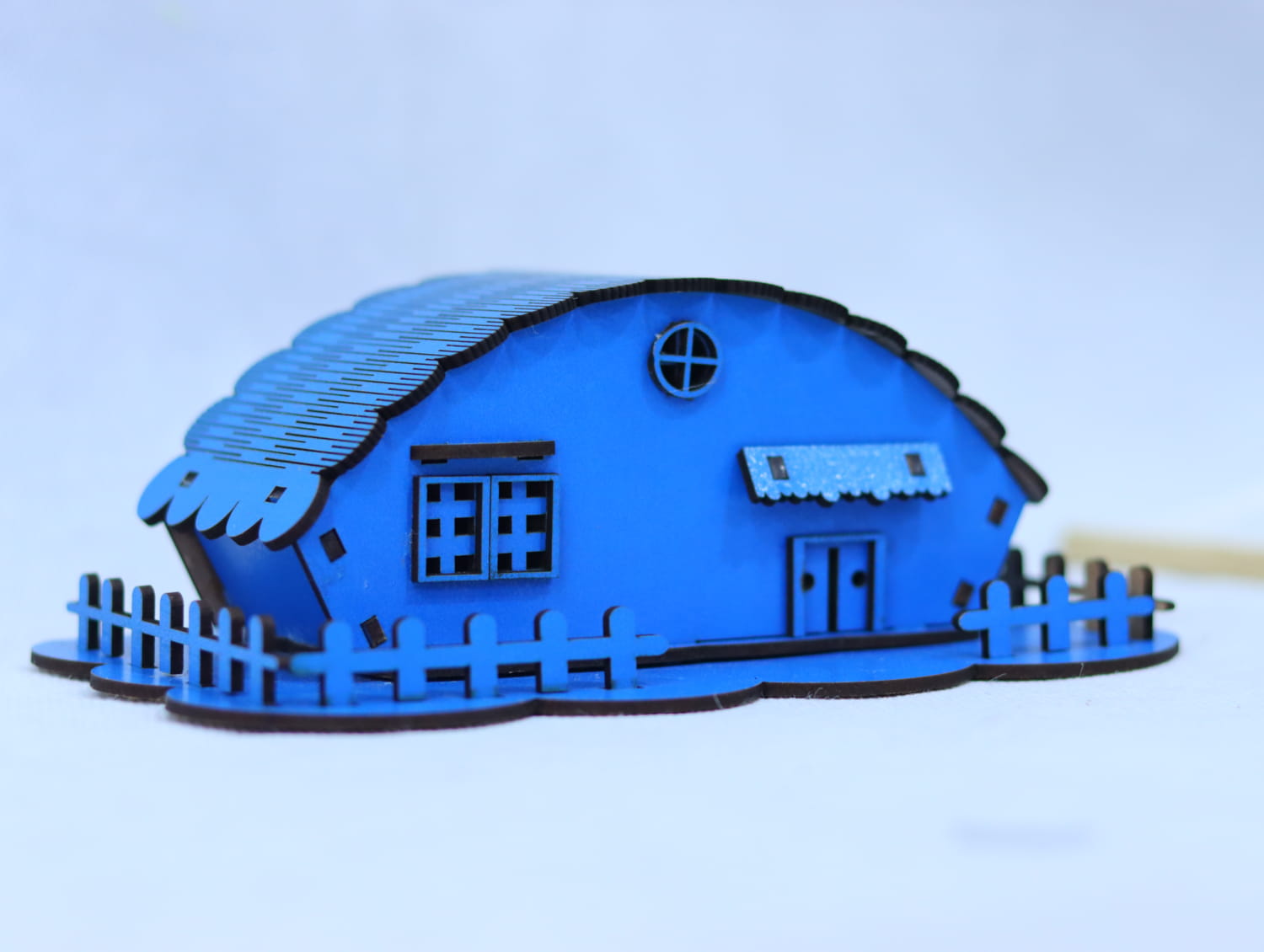 Laser Cut Wooden Toy House 3mm Free Vector