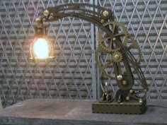 Kompletny układ lampy Woodpunk