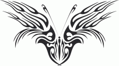 Clipart vectoriel papillon 046