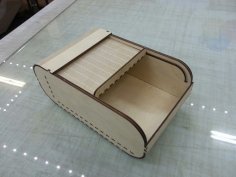 Modelo CNC Rolltop Box Lasercut