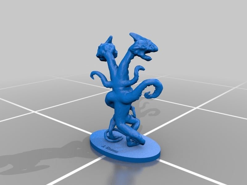 Demogorgon (Classic D&amp;D Pawn) – Stranger Things – RPG 3D Printer Model Download Free STL File ...