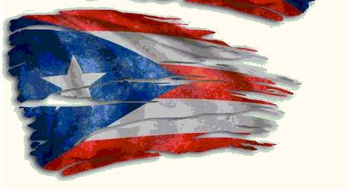 بورتوريكو العلم ملف dxf