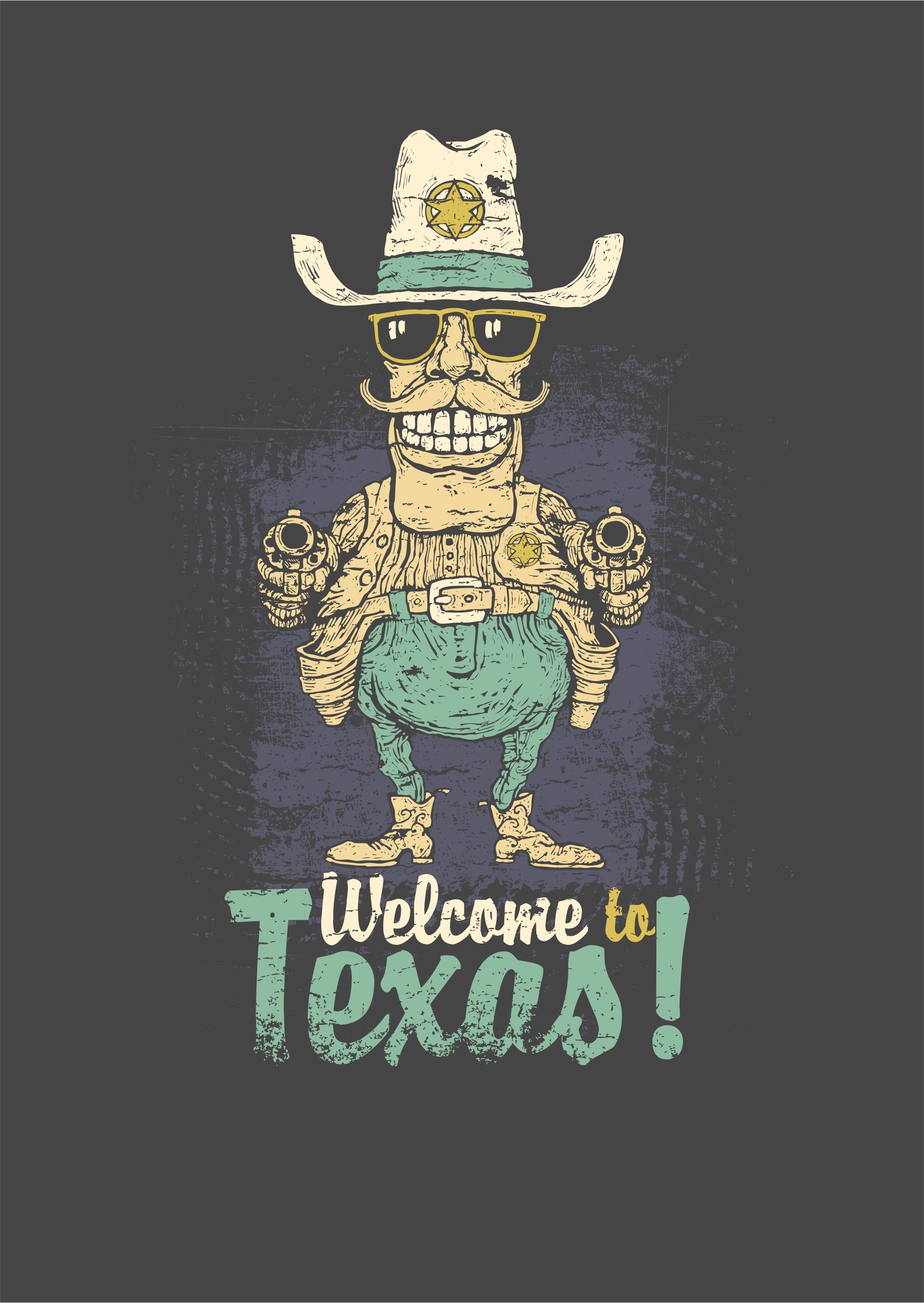 Добро пожаловать в Техас Печать
