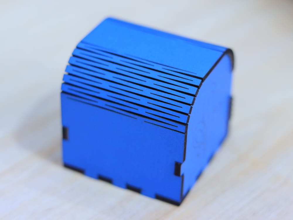 Laser Cut Wood Ring Box Free Vector