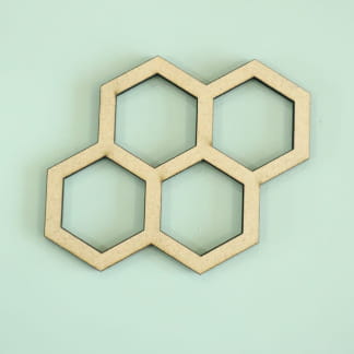Laser Cut Honeycomb Wall Decor Free Vector