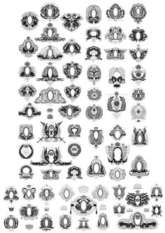 Conjunto de emblemas Pafos