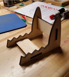 Laser Cut iPad Stand Plywood Free Vector