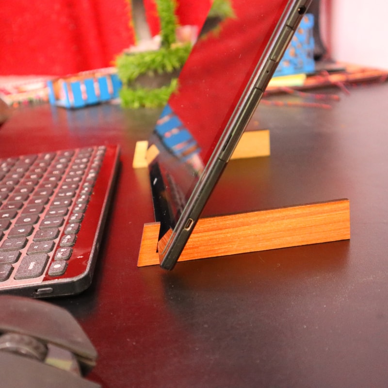 Laser Cut iPad Stand Laptop Stand DXF File