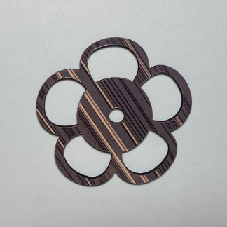 Laser Cut Flower Cutout Unfinished Wood Shape For Crafts Free Vector