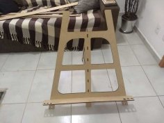 Laser Cut Easel Canvas Stand 6mm DXF File