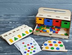 बच्चों के लिए लेजर कट पहेली बॉक्स