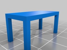 Dining Table 3D Printer Model