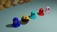 Emoji: Pacman 3D Printer Model