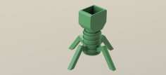 Virus Penholder 3D Printer Model