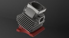 Stihl Motor Pencil Holder 3D Printer Model