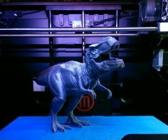 Tyrannosaurus Rex Figurine With Support 3D Printer Model