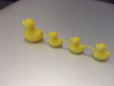 Following Ducks 3D Printer Model