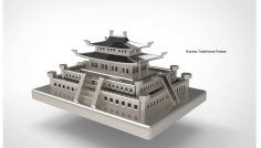 Korean Traditional Palace Architecture 3D Printer Model