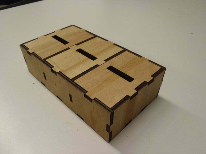 Laser Cut Give Spend Save Money Box