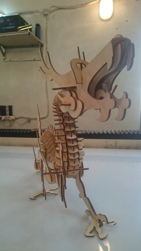 Laser Cut China Dragon