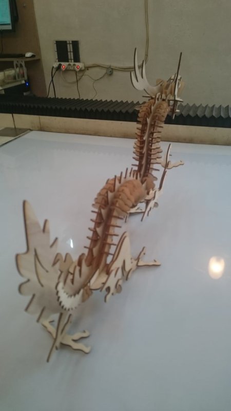 Laser Cut China Dragon