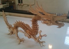 Laser Cut China Dragon