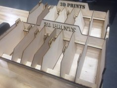 Laser Cut 3D Print Box w/ Dividers