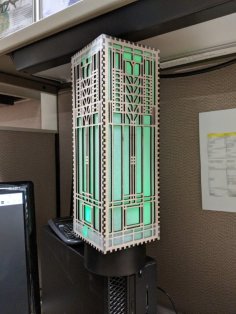 Laser Cut Frank Lloyd Wright Window Lamp