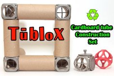 Tublox Cardboard Tube Construction Set 3D Printer Model