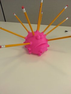 Blowfish Pencil Holder 3D Printer Model