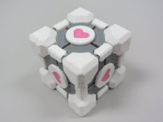 Companion Cube – Modular, Snap-together, Colorized 3D Printer Model