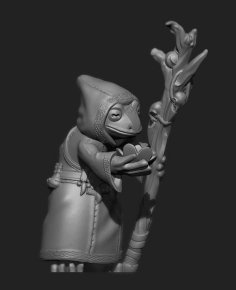 Druid Shaman Grung Frog 3D Printer Model