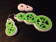 Gearbox Keychain Remix 3D Printer Model