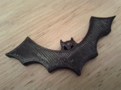 Halloween Bat Fridge Magnet 3D Printer Model